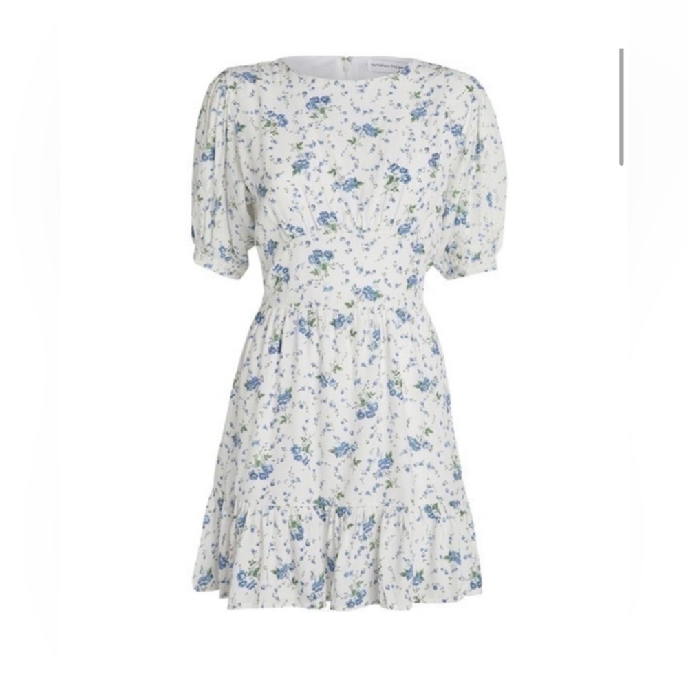 Faithful The Brand Desmond Mini Dress in Astoria Floral Print size 2 cottagecore